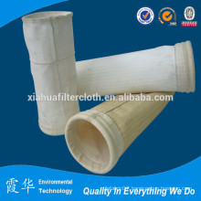 Polyester dust filter bag for dust collection